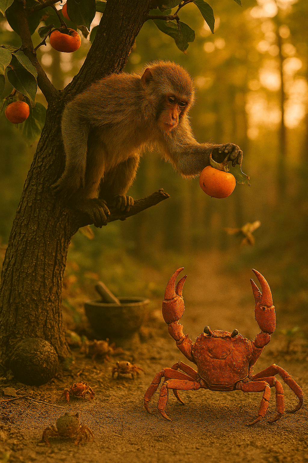 サイト更新：プロット_さるかに合戦